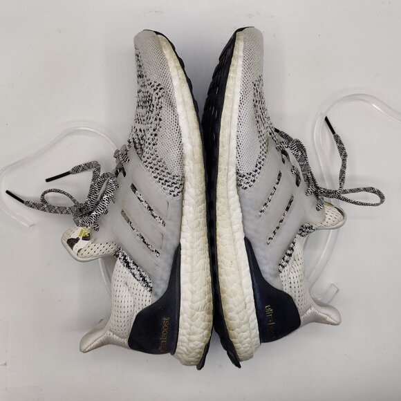 adidas mens 9 UltraBoost 1.0 DNA White Black GZ0449 Torsion System - Picture 4 of 13